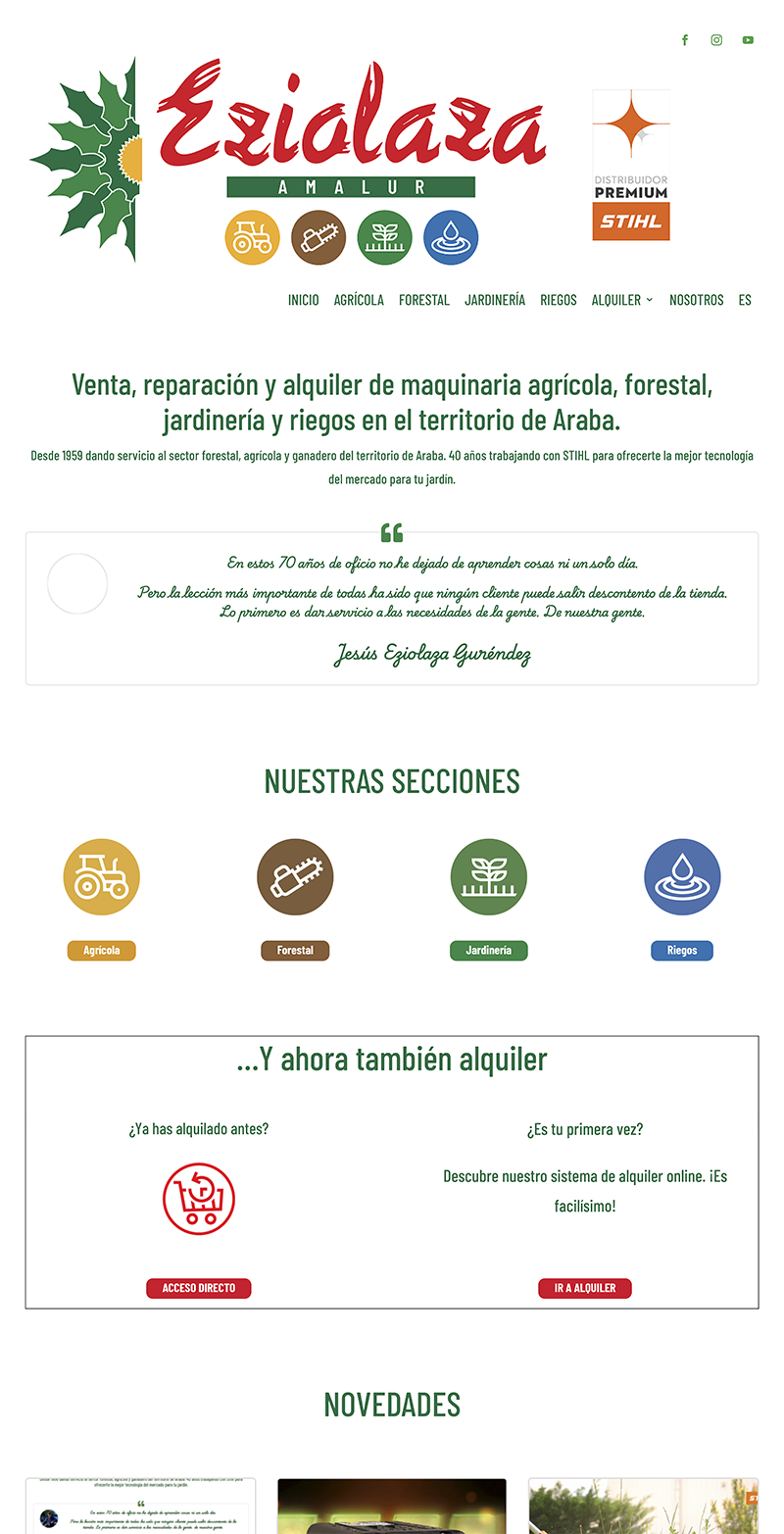 NUEVA WEB PARA EL ALQUILER DE MAQUINARIA AGRÍCOLA: MÁS RÁPIDA Y SIN INTERMEDIARIOS
